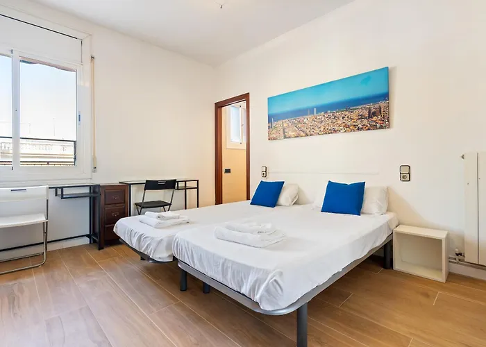 Sunny 3br2ba W Private Terrace Ac * Barcelona