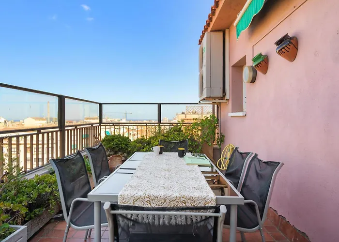 Sunny 3br2ba W Private Terrace Ac * Barcelona