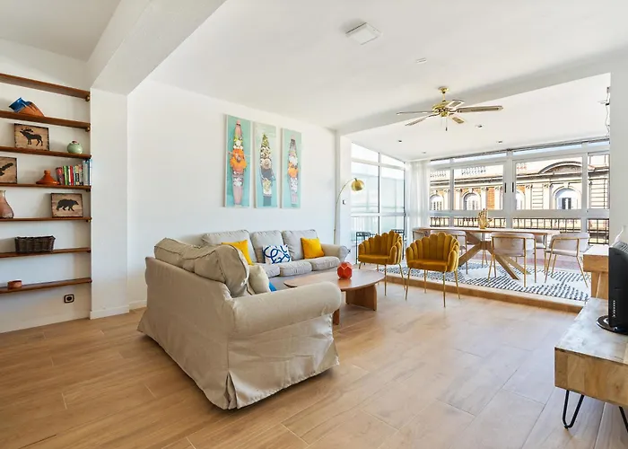 Sunny 3br2ba W Private Terrace Ac * Barcelona