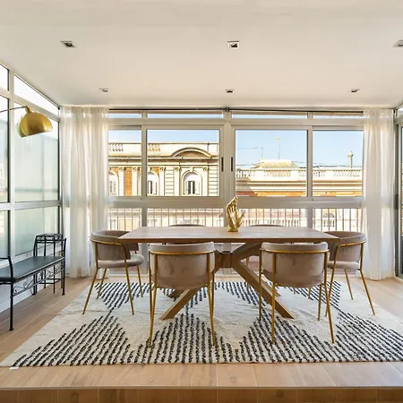 Sunny 3br2ba W Private Terrace Ac Barcelona
